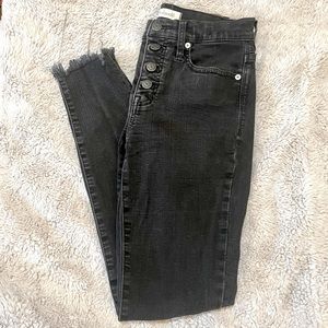 Madewell 9” inseam high rise skinny jeans